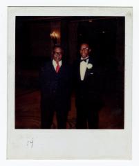 Sam Ringgold Sr. standing with his father Sam Ringgold, Sr. at the 54th anniversary of the Friendship Baptist Church  
