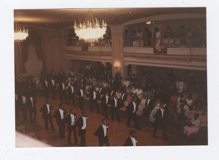 Debutante escorts marching 
