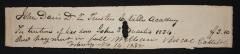 Tuition payment of John Davis