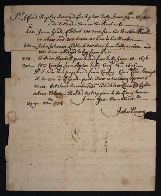 Survey of Sally Sun's land