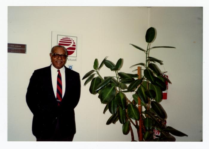 Sam Ringgold Sr. poses for photograph at an awards ceremony