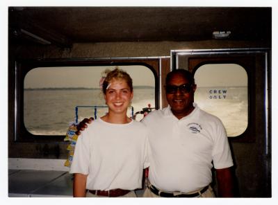 Sam Ringgold Sr. with a fellow crew member