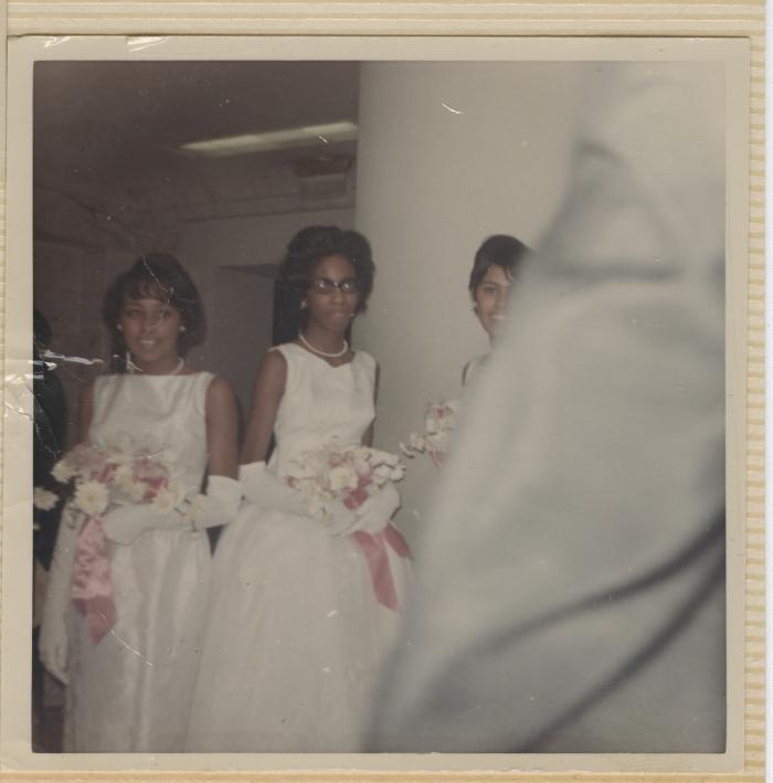 Three debutantes from Chestertown, Maryland 