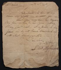 Hiring agreement for enslaved boy Jem by Richard Tilghman