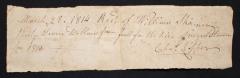 Record of the hire of enslaved person Steven by William Skinner 