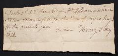 Hire of enslaved women named Lucy by William Skinner 
