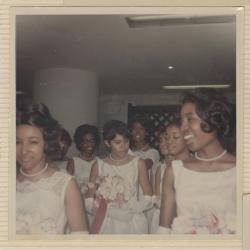 Debutantes chatting