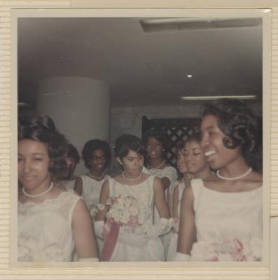 Debutantes chatting