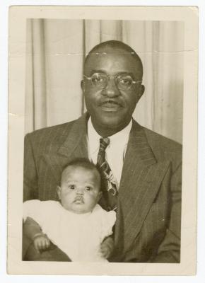 George Nickerson and granddaughter 