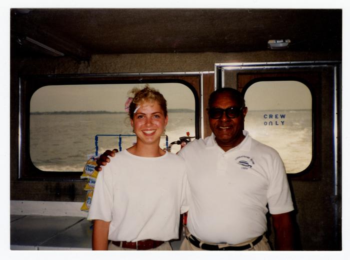 Sam Ringgold Sr. with a fellow crew member