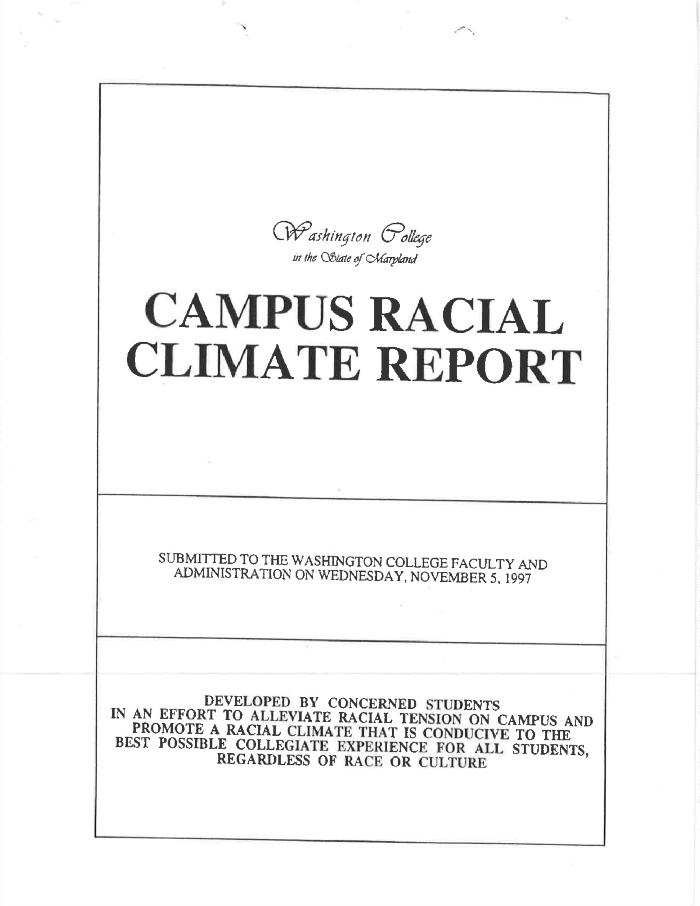 Campus Racial Climate Report