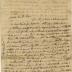 Letter from Benjamin Briscoe to his lawyer Joseph Wickes