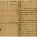 Letter from Alphonsa Blake to their lawyer Joseph Wickes