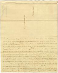 Letter from Alphonsa Blake to their lawyer Joseph Wickes