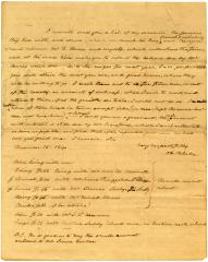 Letter from Alphonsa Blake to their lawyer Joseph Wickes