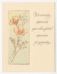 Thank you card