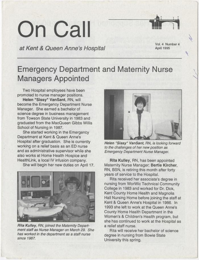 On Call at Queen Anne's Hospital
