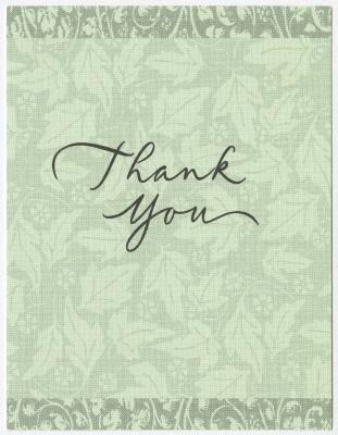Thank you card