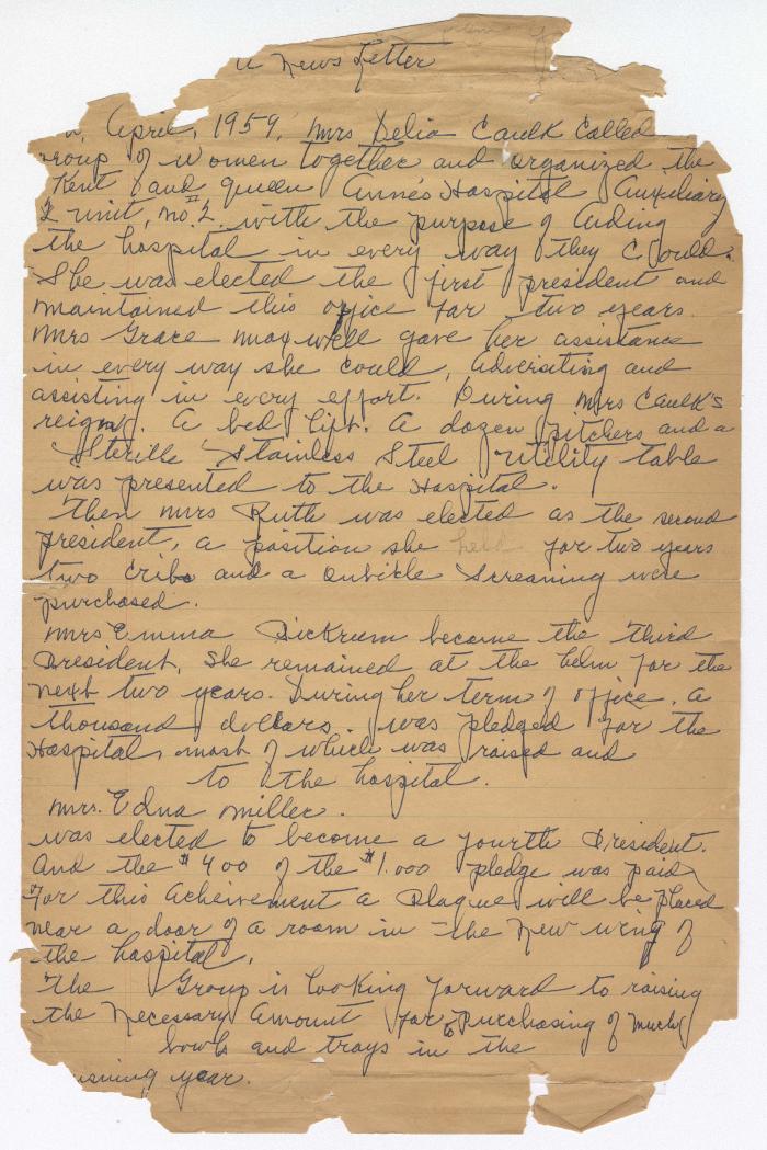 A news letter