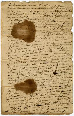 Indenture between Hercules Geddes and George Finley