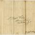 Letter from John D. Frazier to his lawyer Joseph Wickes