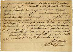 Slave bill of sale