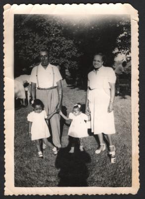 Ringgold family holding hands
