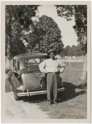 Man with car