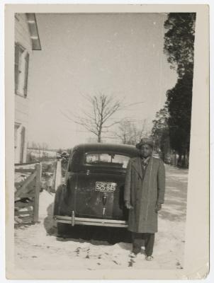 Man in snow