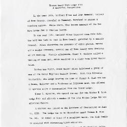 "History of the Lodge: Thomas Henry Kiah Lodge #101; A Historical Perspective"