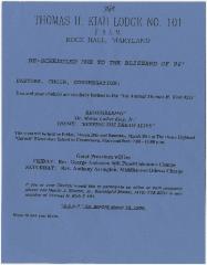 Rescheduling the 3rd annual remembering Dr. Martin Luther King Jr. event
