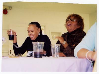 Ringgold sisters laughing