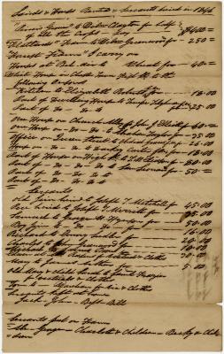 Land, Houses, and Servants and to Whom Rented and Hired