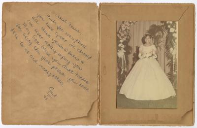Gail Saunders at her Debutante Ball