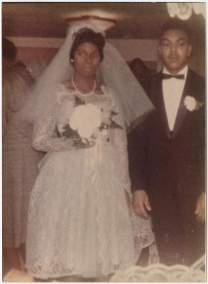 Betty and Pete Smith's Wedding Day.
