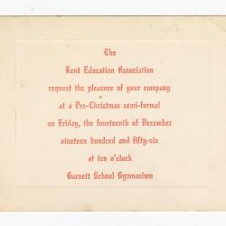 Kent Education Association Christmas Semi-Formal invitation
