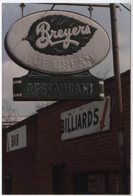 Breyers Ice Cream and Restaurant Sign