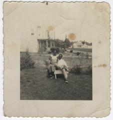 Charlie Graves and wife Hilda Graves, circa 1954