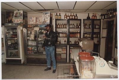 Man Inside a General Store