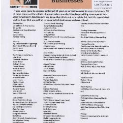 List of businesses in Kent County - produced for Lecacy Day, 2020