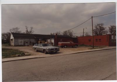 Street view of Uptown Club, prior to demolition day circa 1988