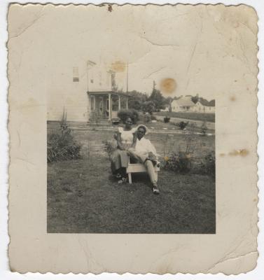 Charlie Graves and wife Hilda Graves, circa 1954