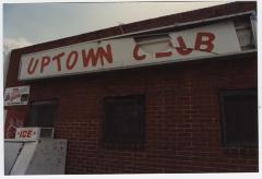 Front View of Uptown Club prior to demolition day circa 1988
