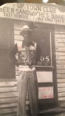 Charlie Graves at the original location of his Uptown Club. 