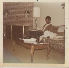 Brain Graves, son of Charlie Graves, at home in Quaker Estates, circa 1969