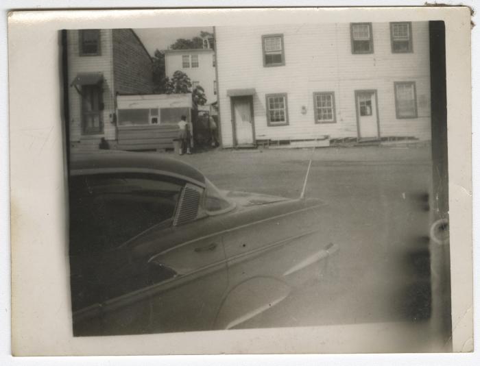 Calvert Street, ( Santiago) Original restaurant site, taxi stand of Charlie Graves circa 1950’s
