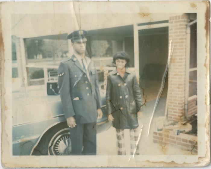 Children of Charlie Graves, Sgt. Brian Graves and Monica Graves, circa 1972