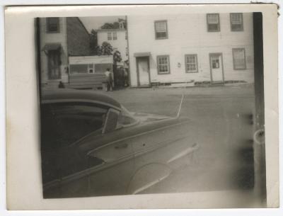 Calvert Street, ( Santiago) Original restaurant site, taxi stand of Charlie Graves circa 1950’s
