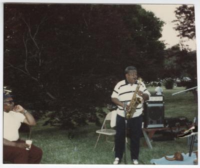 Memorial Day picnic with Jazz Johnson and a Jones Brother at the residence of Mr. Charlie Graves