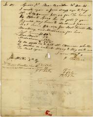 P. Thomas letter to Joseph Wickes